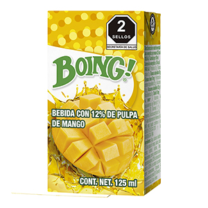 Boing 125 ml mango con 24 piezas