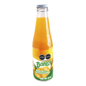 Boing 237 ml (8oz) mango con 24 piezas