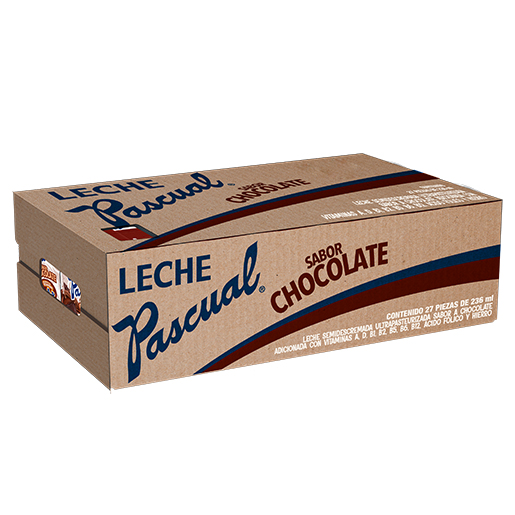 Leche Pascual 236 ml Chocolate con 27 piezas
